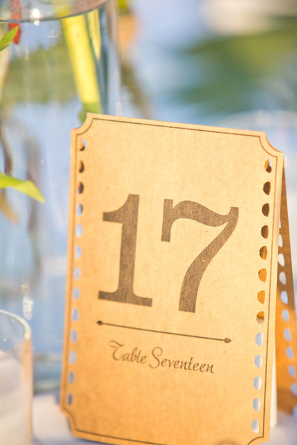 Table numbers