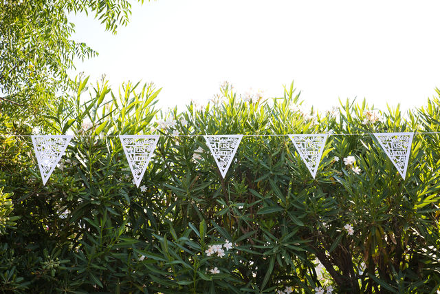 Cut out decoartive flags