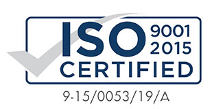 iso 9001 2015 certified-9-15/0053/19/A